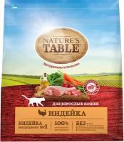 Сухой корм Nature’s Table™ для взрослых кошек, Индейка, 1.1кг