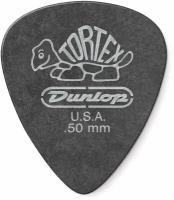 Набор медиаторов Dunlop 488P.50 Tortex Pitch Black, 0.50 мм, упаковка 12 шт