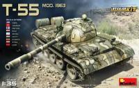 37018 MiniArt Танк Т-55. Модификация 1963 года интерьером Масштаб 1/35