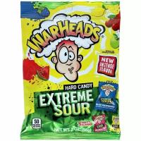 Леденцы Warheads Extreme Sour Hard Candy/ Вархедс Кислые Карамельки с фруктовой вкусом, 56 гр. (США)