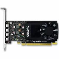 Nvidia Quadro P1000 4GB GDDR5 128-bit 4 x mDP 1.4; RTL box (incl: vga, 4xmDP->DP, FH + low profile planks, docs)