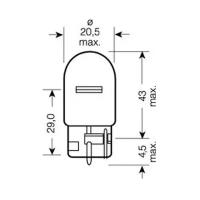 Лампа накаливания Osram 7505