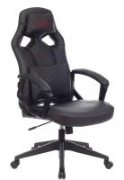 Кресло игровое Zombie Driver черный эко. кожа с подголов. крестов. пластик