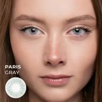 Цветные контактные линзы без диоптрий URBAN LAYER ru Paris Gray 0.00, 2шт