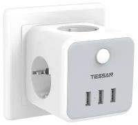 Сетевой фильтр Tessan TS-301-DE, серый