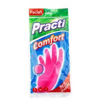 Перчатки резиновые PACLAN Practi Comfort, размер М (407650/407271/407120)