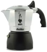 Гейзерная кофеварка Bialetti "BRIKKA", на 2 чашек (80 мл)