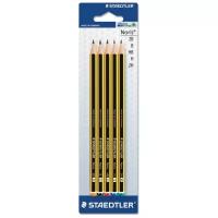 Staedtler набор карандашей чернографитных Noris 5 штук (120-S BK5D)