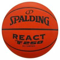 Мяч баскетбольный Spalding React TF-250 SZ6, размер 6