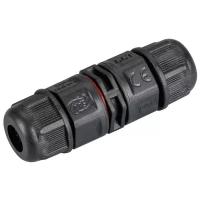 Arlight Коннектор прямой NEO-CON-I-2pin-BK (3-7mm, IP67) (Arlight, IP67 Пластик) 024936