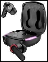 Наушники беспроводные HOCO EW13 magic flow wireless ENC noise cancelling BT gaming наушники игровые в кейсе, черные