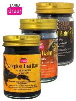 Набор бальзамов Banna Scorpion Thai Balm + Tiger Thai Balm + Snake Thai Balm, 150 г, 50 мл, 3 шт., 3 уп