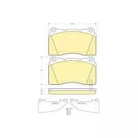 Колодки Тормозные Mitsubishi Lancer Evo/Subaru Impreza/Opel Insignia Передние Girling арт. 6133499