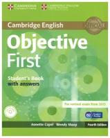 Objective First Fourth Edition Student's Book with Answers with CD-ROM