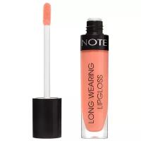 Note Блеск для губ Long Wearing Lipgloss стойкий