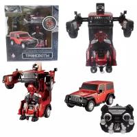 Робот 1 Toy трансформирующийся в джип, 30 см, красный Т10860