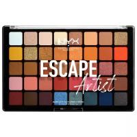 NYX professional makeup палетка теней Escape Artist Eye Shadow Palette