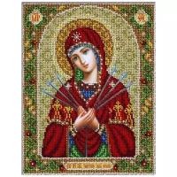 Пр.Богородица Умягчение злых сердец #Б-1096 Паутинка Набор для вышивания 20 x 25 см Вышивка бисером
