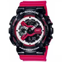 Наручные часы CASIO G-Shock GA-110RB-1A, черный, красный