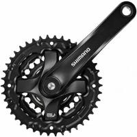 Система Shimano TY501, 175мм, 42/34/24, с болтами, черная, без упаковки