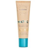 LUMENE Матирующий тональный крем Matte Oil-Control Foundation тон 3 Fresh Apricot - Кремовый бежевый 30 мл