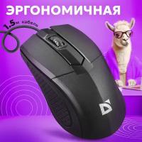 Мышь Defender Optimum MB-270 Black, USB