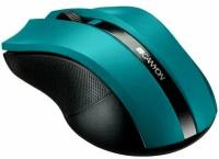 Мышь Canyon CNE-CMSW05G, 2.4Ghz wireless Optical Mouse with 4 buttons, DPI 800/1200/1600, зеленый