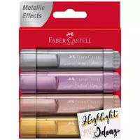 Faber-Castell Набор текстовыделителей Textliner 46 Metallic, 4 шт., микс, 4 шт