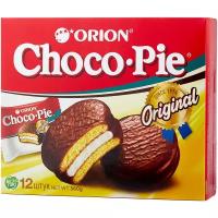 Пирожное Orion Choco Pie Original, 360 г, 12 шт. в уп