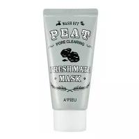 A'PIEU Маска с вулканическим пеплом для очищения и сужения пор на лице Fresh Mate Peat Mask