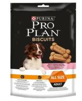 Purina pro plan лакомство бисквиты для собак с лососем и рисом 12333257, 0,400 кг, 40647 (2 шт)