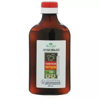 Шампунь луковый с экстрактом красного перца от выпадения 250 мл, Мирролла