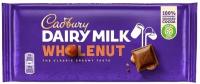 Шоколад Cadbury молочный с цельным фундуком 120г, Великобритания