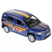 Легковой автомобиль ТЕХНОПАРК Skoda Yeti Спорт (YETI-S) 1:32, 12 см, синий