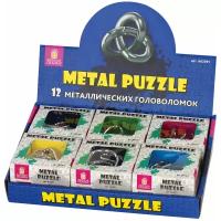 Головоломка Золотая сказка Metall Puzzle 662091 12 шт