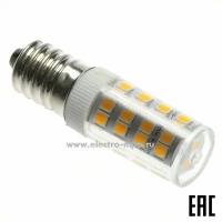 Лампа светодиодная ЭРА холодный белый свет 5Вт Б0033031 LED T25-5W-CORN-840-Е14 400 Лм 4000К