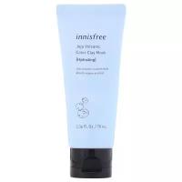 Innisfree маска Jeju Volcanic Color Clay Blue увлажняющая