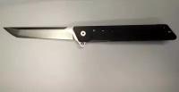 Складной туристический нож Tanto D2, длина лезвия 9 см