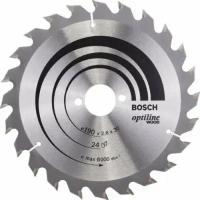 Пильный диск по дереву BOSCH Standard 190Х30 24T OPTILINE WOOD