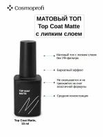 Топ с липким слоем, Top Coat Matte, 15 мл