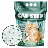 Наполнитель для кошачьих туалетов Cat Step Arctic Fresh Mint впитывающий силикагелевый 3,8 л