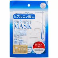 Маска для лица Japan Gals Pure5 Essential с гиалуроновой кислотой, 1 шт