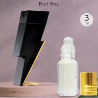 Gratus Parfum Bad Boy духи мужские масляные 3 мл (масло) + подарок