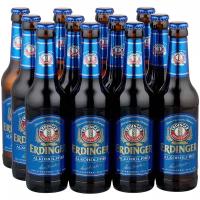 Светлое пиво Erdinger Weissbier безалкогольное