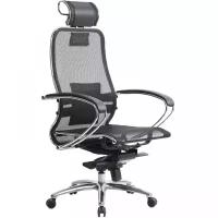Кресло руководителя Метта Samurai S-2.04 офисное, обивка: текстиль, цвет: черный