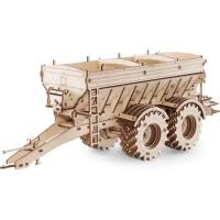 Сборная модель Eco Wood Art EWA Прицеп к трактору кировец К-7М