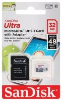 Карта памяти SanDisk Ultra 32GB UHS-I