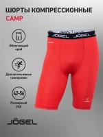 Шорты компрессионные Jögel Camp PerFormDRY Tight Short (JBL-1300-021), красный/белый - р-р XL