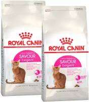 Сухой корм ROYAL CANIN SAVOR EXIGENT для привередливых взрослых кошек (2 кг + 2 кг)