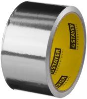 STAYER ProTape 50 мм х 10 м до 120 °С, Алюминиевая лента самоклеящаяся, PROFESSIONAL (12268-50-10)